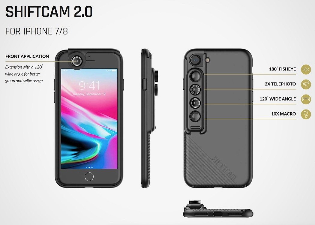 手机配件，数码，手机壳，ShiftCam 2.0，