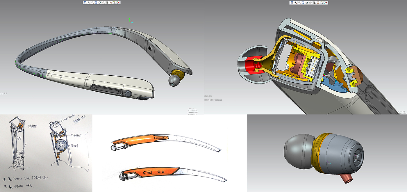 Bluetooth，noise reduction，Earphone design，motion，