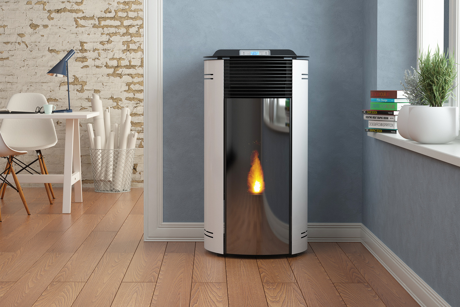 Modern design，product design，Pelino stove，