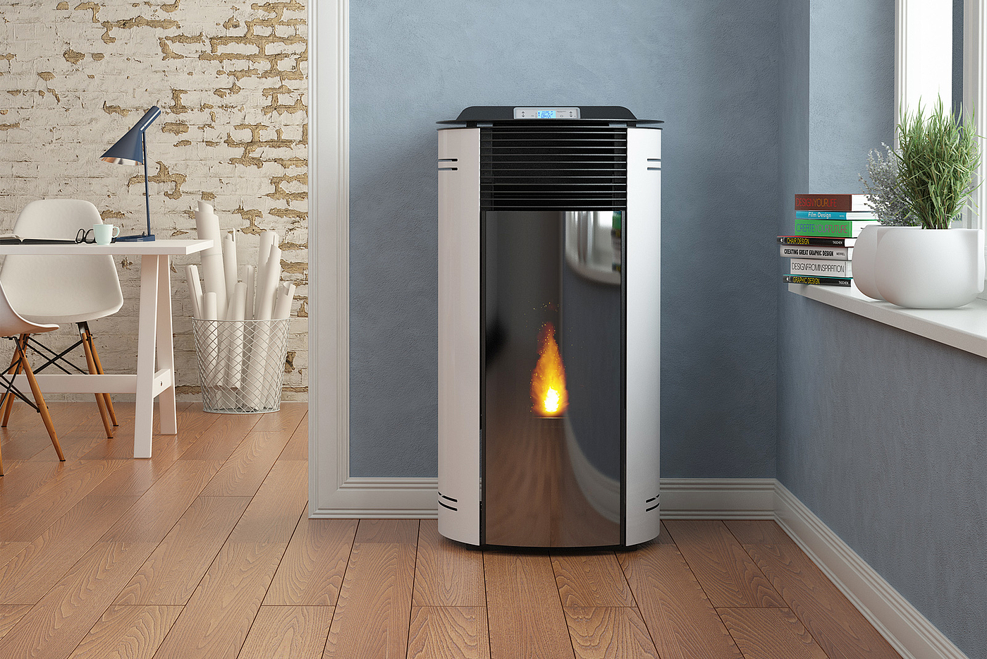 Modern design，product design，Pelino stove，