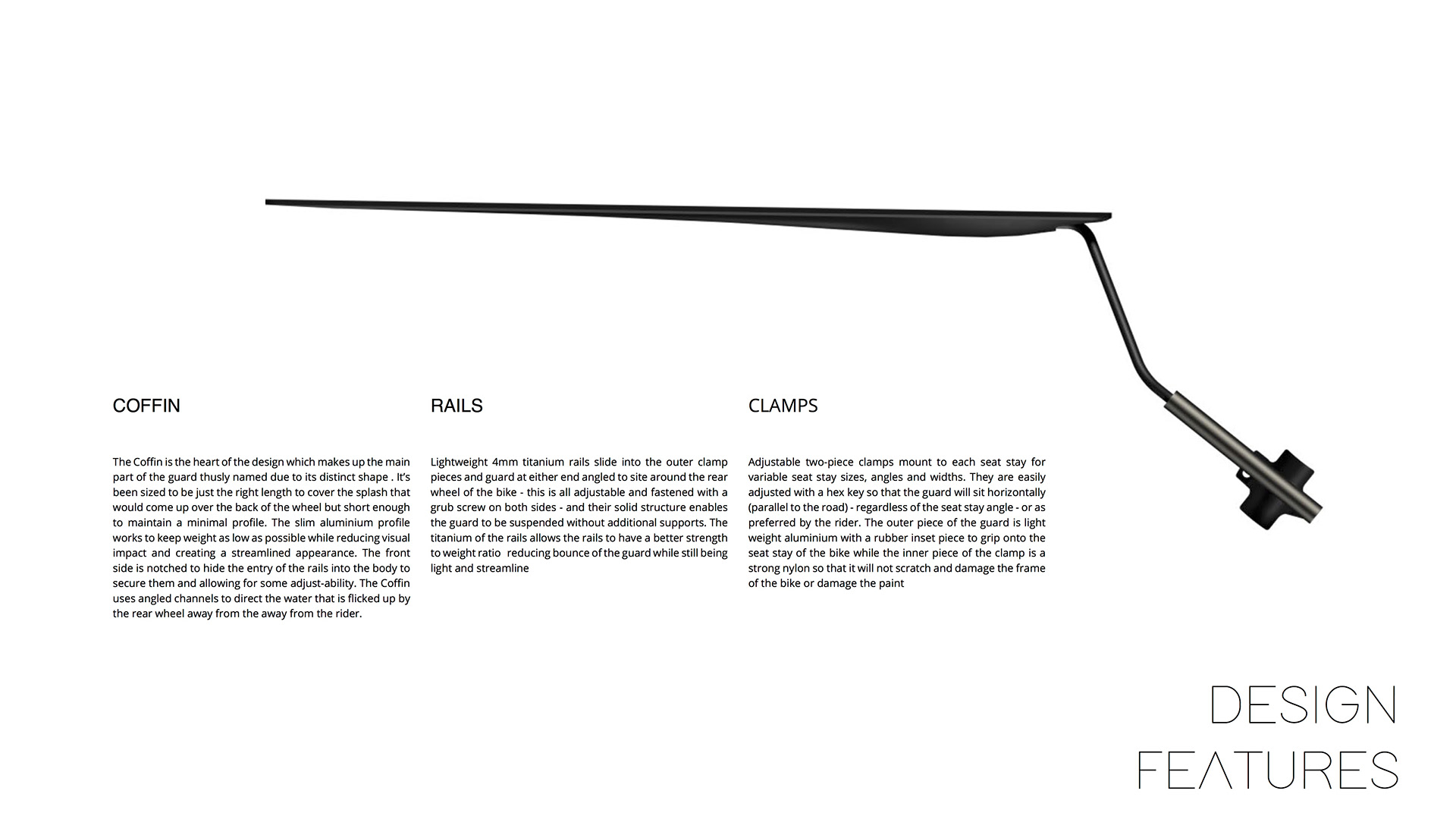 product design，Bicycle splash guard，