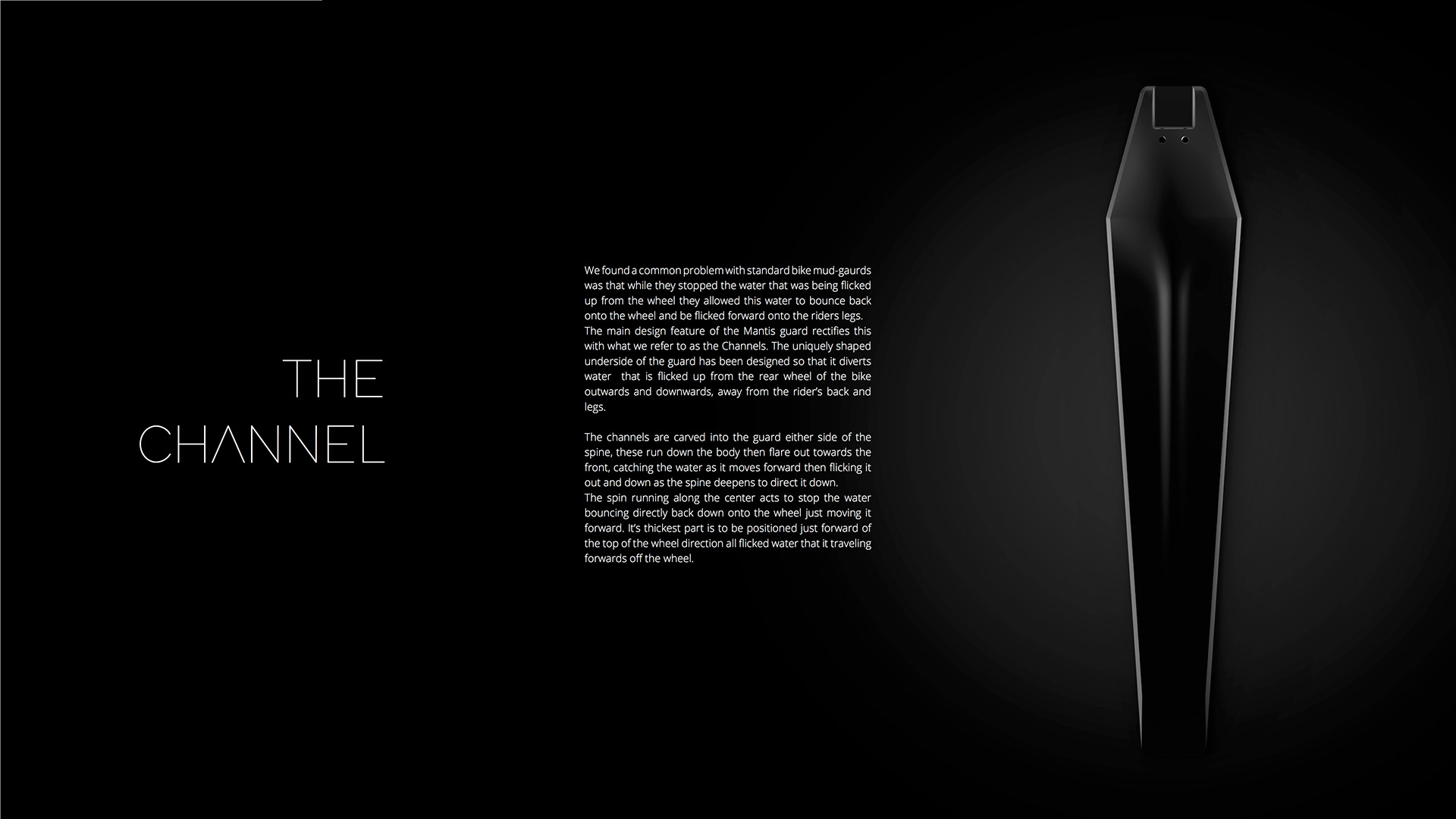 product design，Bicycle splash guard，