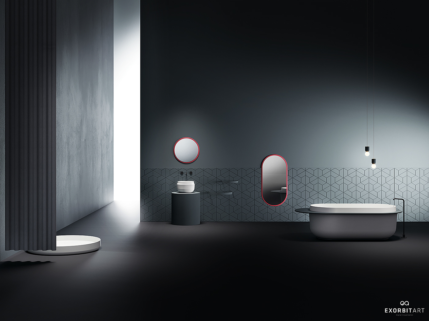 product，Render，c4d，Shower Room，