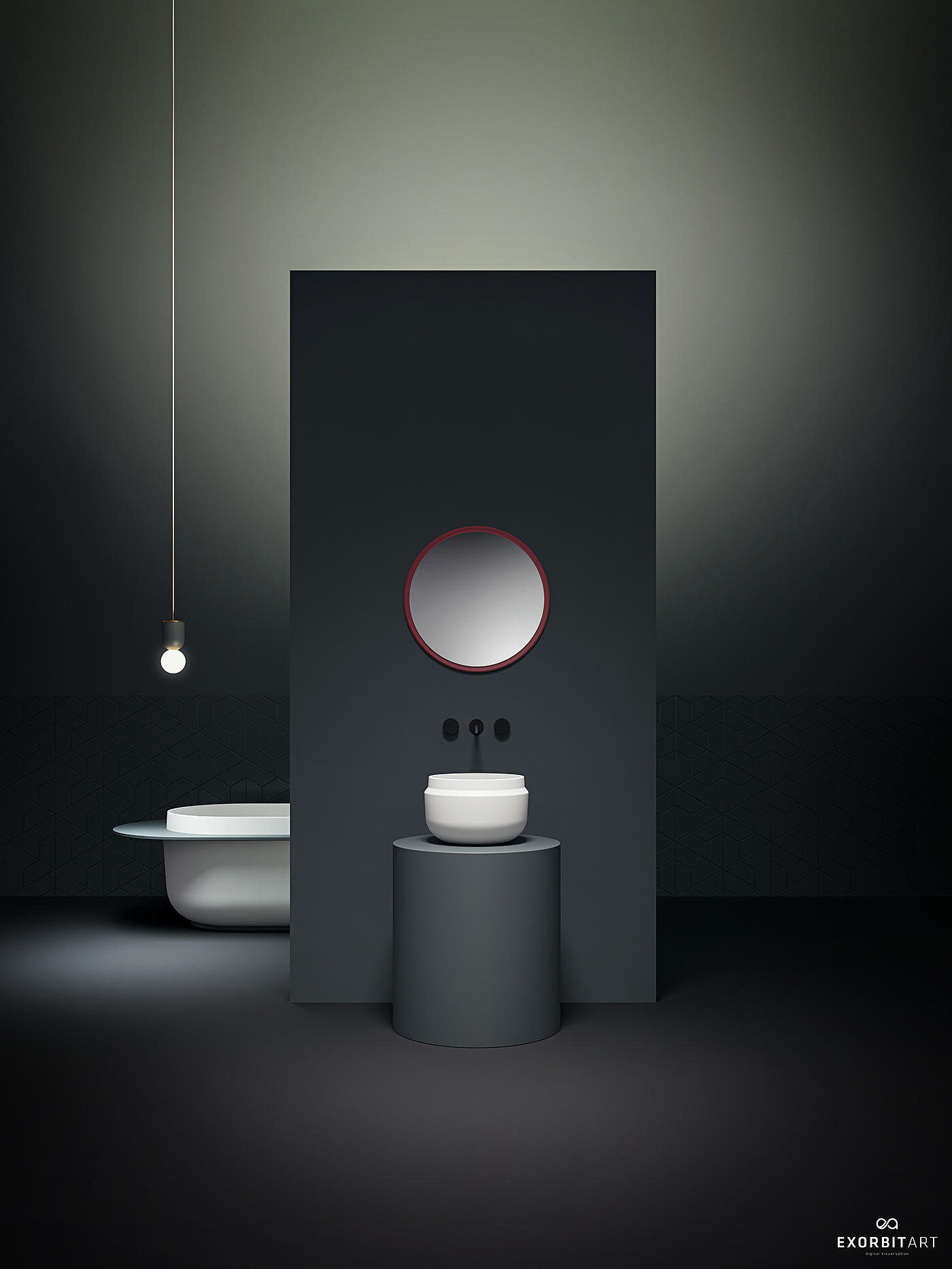 product，Render，c4d，Shower Room，