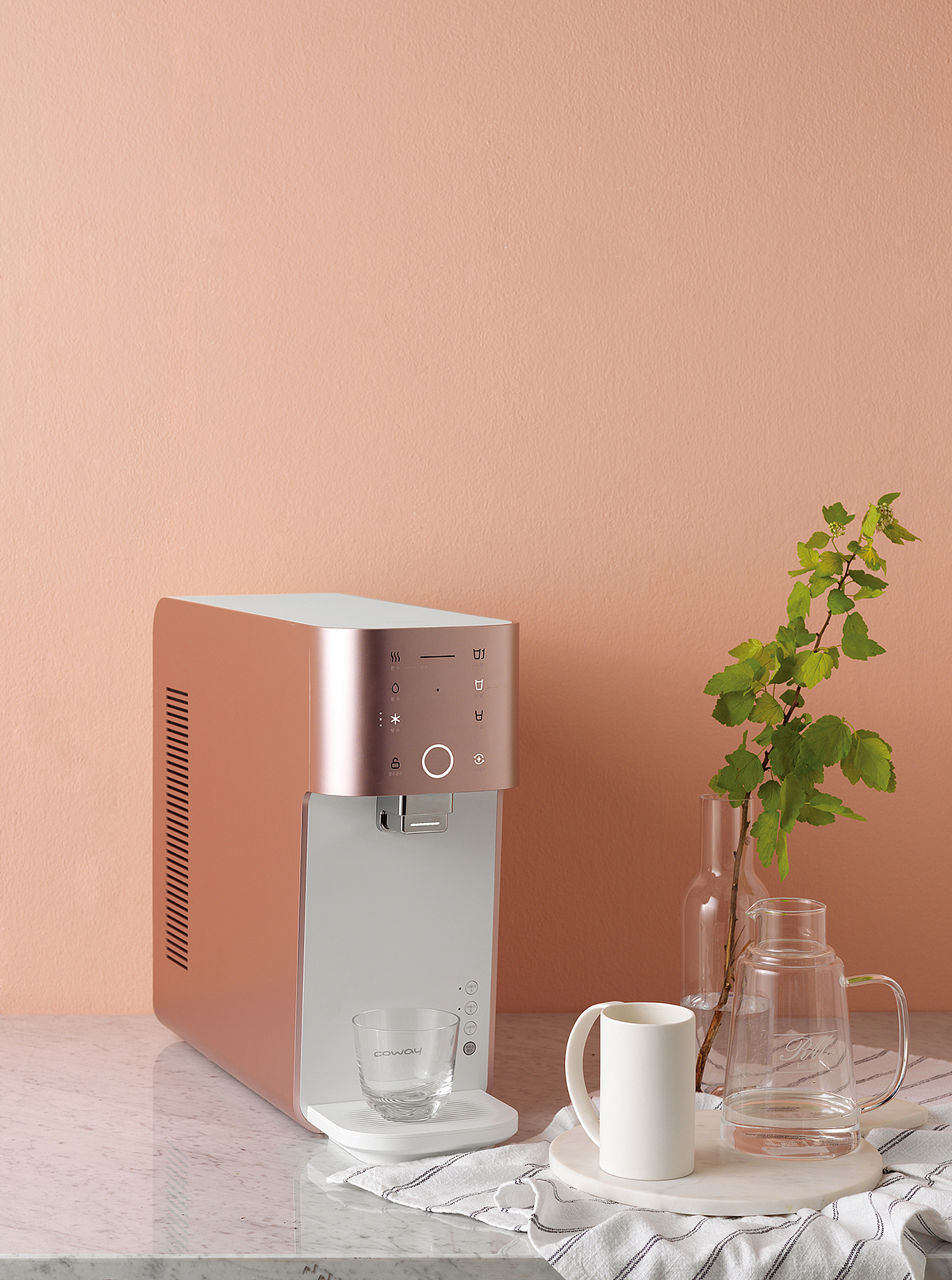 the republic of korea，coway，white，Pink，Water purifier，household electrical appliances，