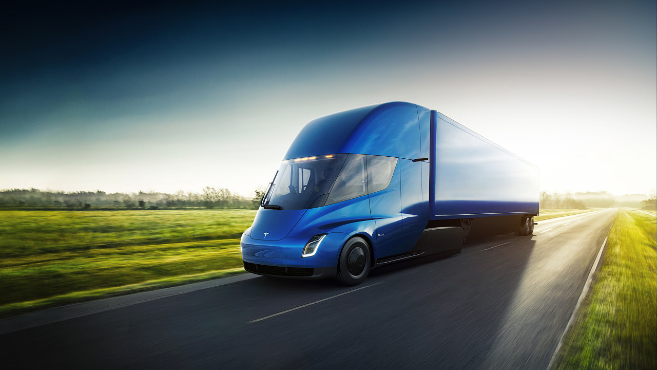 Electric truck，Tesla，