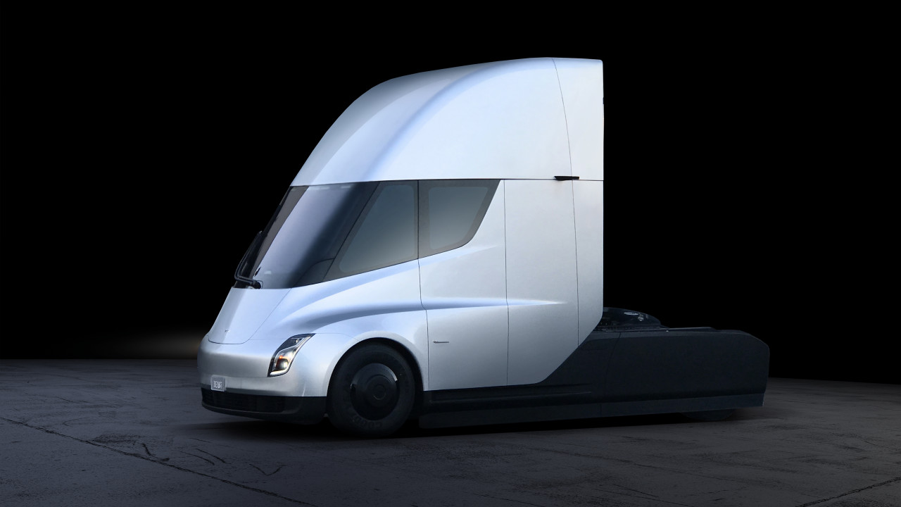 Electric truck，Tesla，