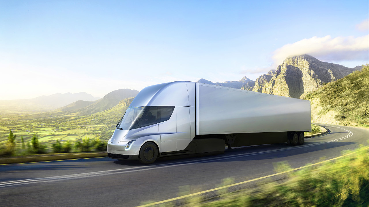 Electric truck，Tesla，