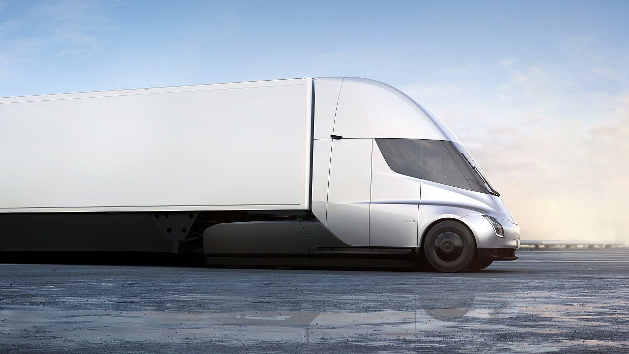 Electric truck，Tesla，