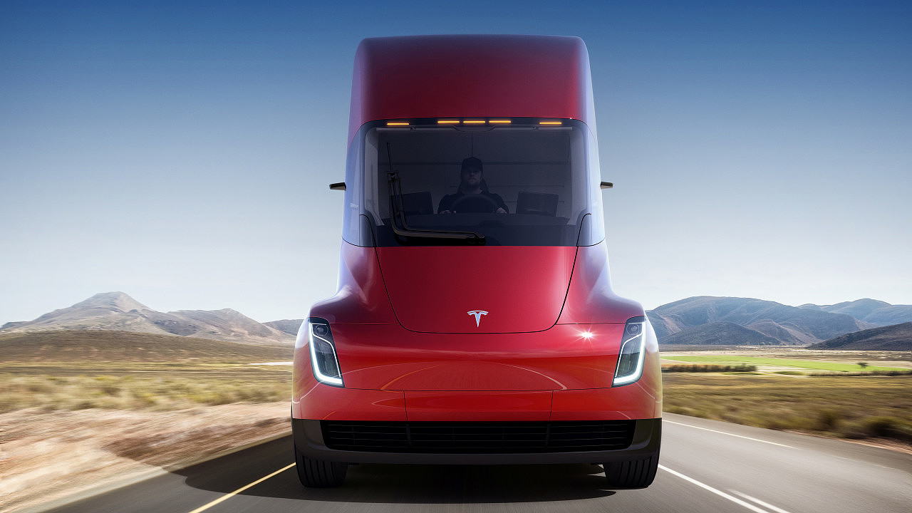 Electric truck，Tesla，