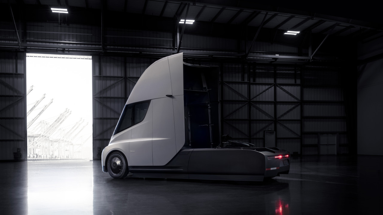 Electric truck，Tesla，
