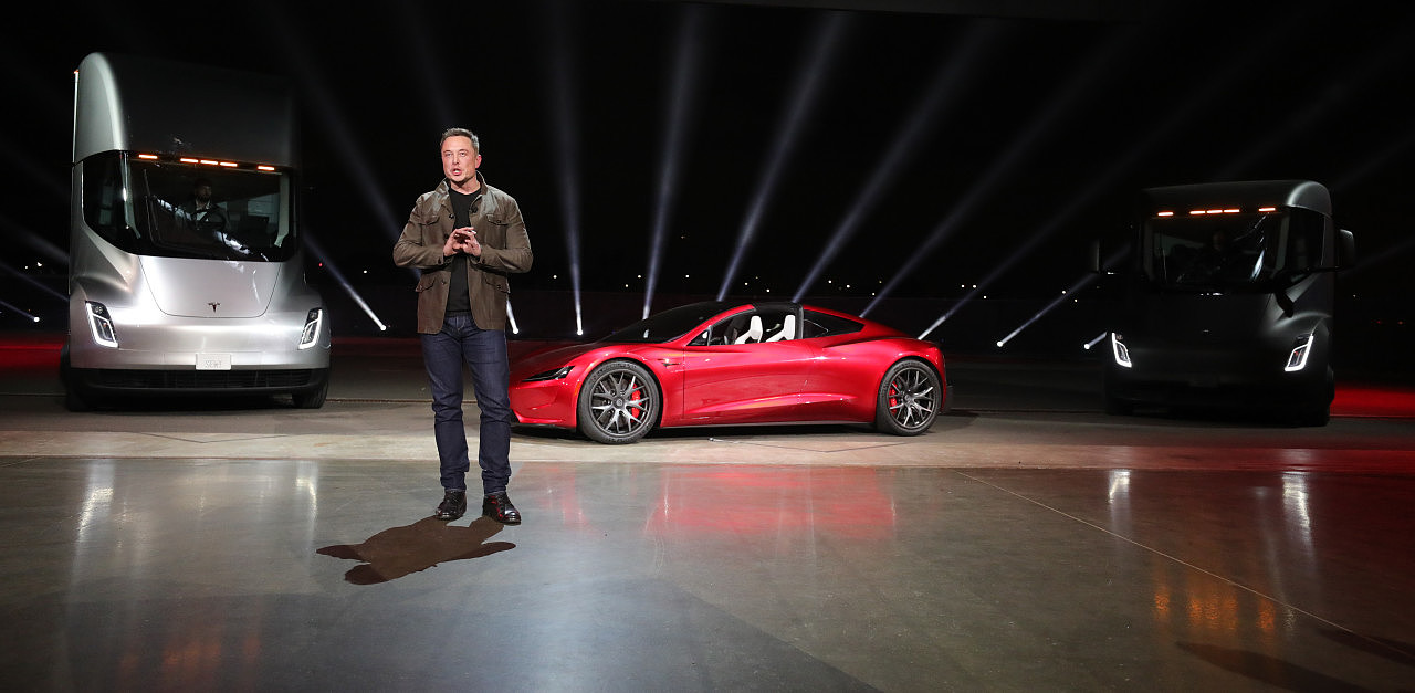 Electric truck，Tesla，