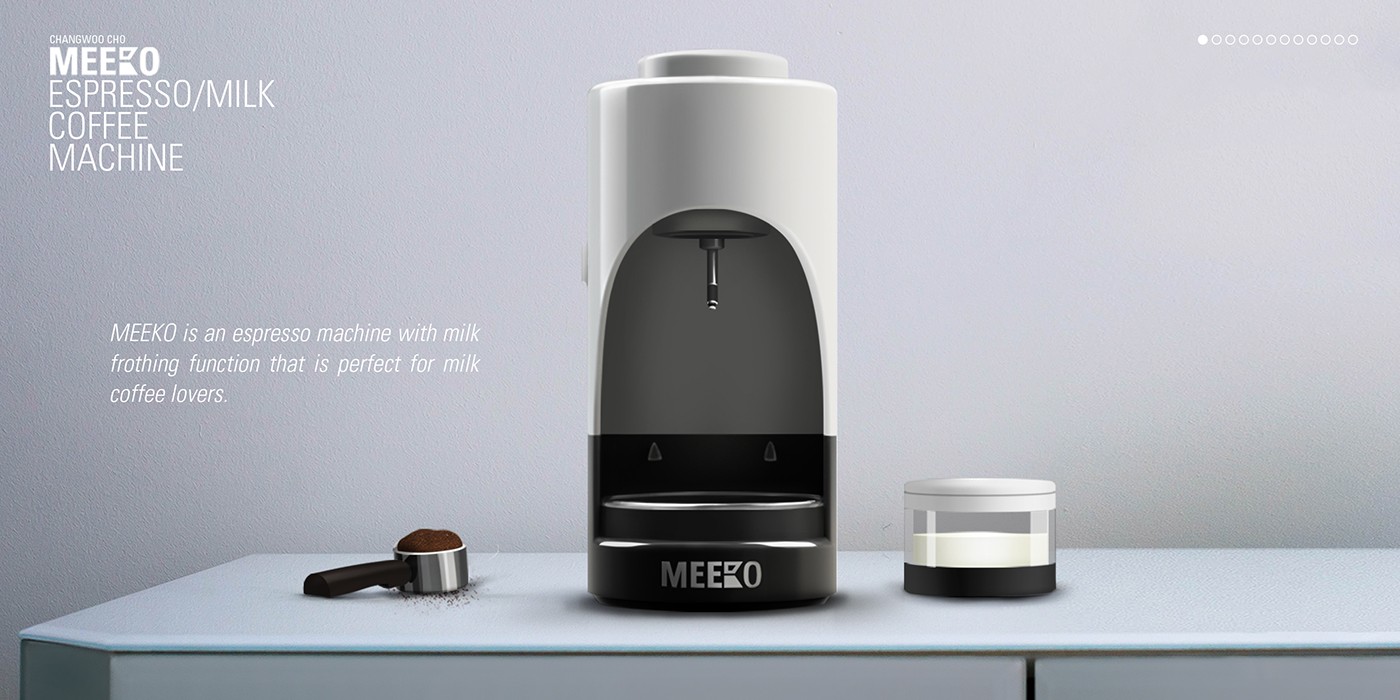 Meeko，Changwoo Cho，Milk bubble，concentrate，Coffee machine，
