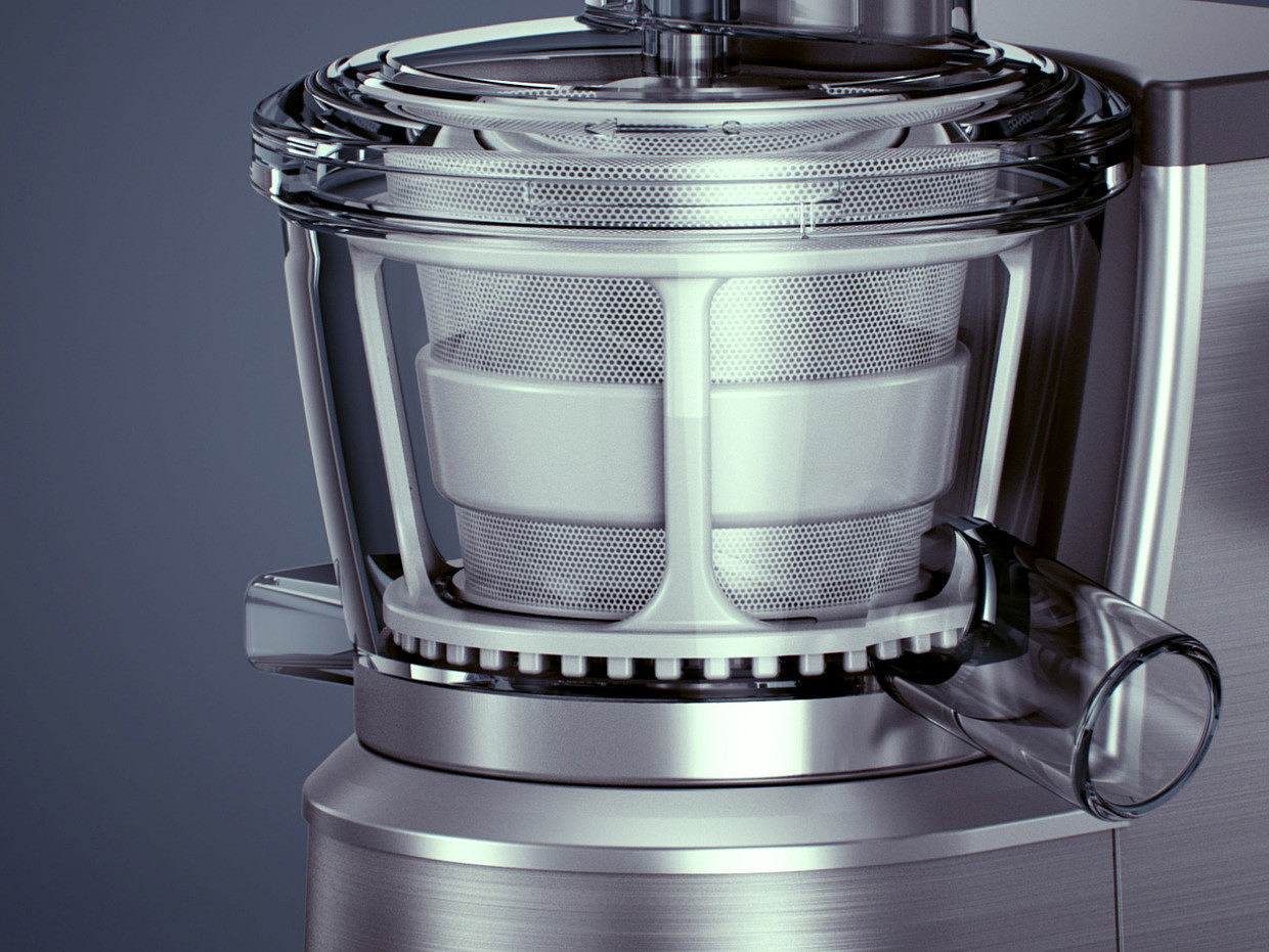 industrial design，household electrical appliances，product，Metal，Fruits，Juicer，