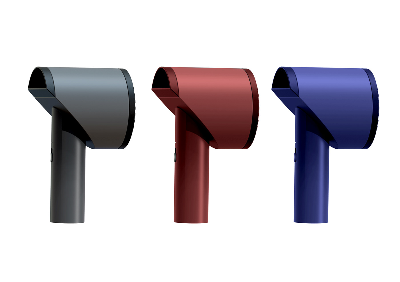 Wireless hair dryer，Frosting，product design，