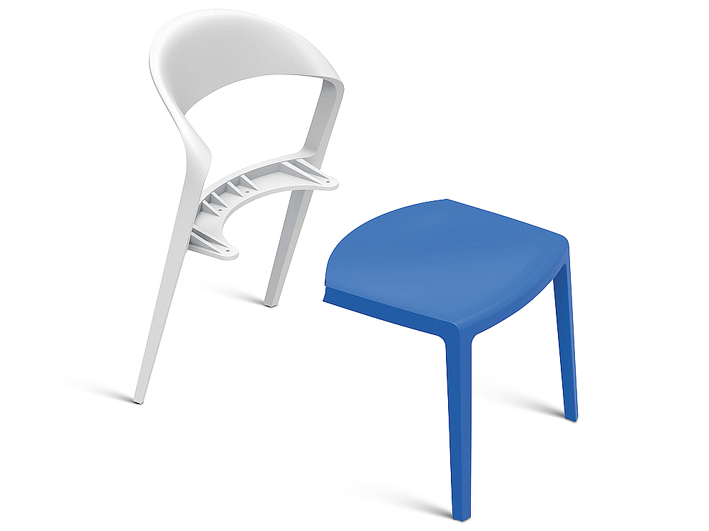 Splicing，chair，Integrated molding，