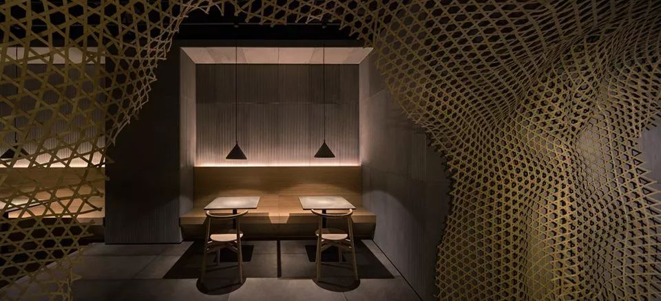 Architecture，indoor，restaurant，Bamboo，