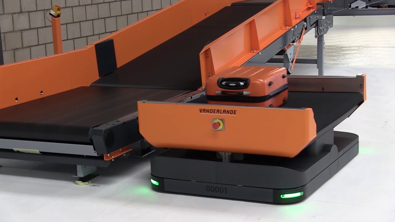 Fleet full automatic intelligent luggage transportation，fully automatic，Intelligent device，