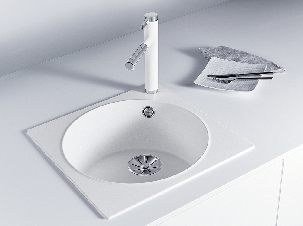 White altago，Kitchen sink，