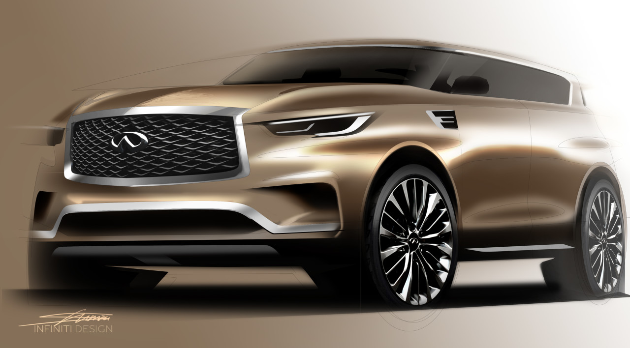 Automobile design，SUV QX80，Infiniti，