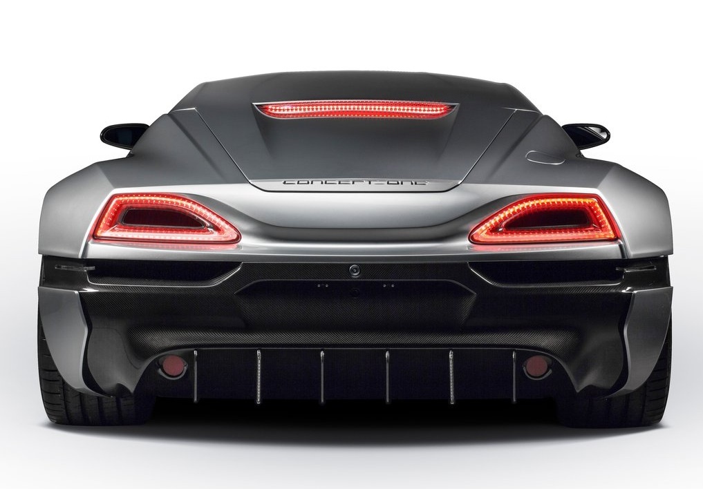 Pure electric drive，Concept Car，Sharp tail，LED lamp，Carbon fiber material，