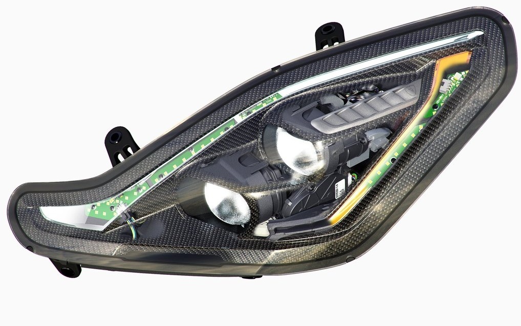 Pure electric drive，Concept Car，Sharp tail，LED lamp，Carbon fiber material，