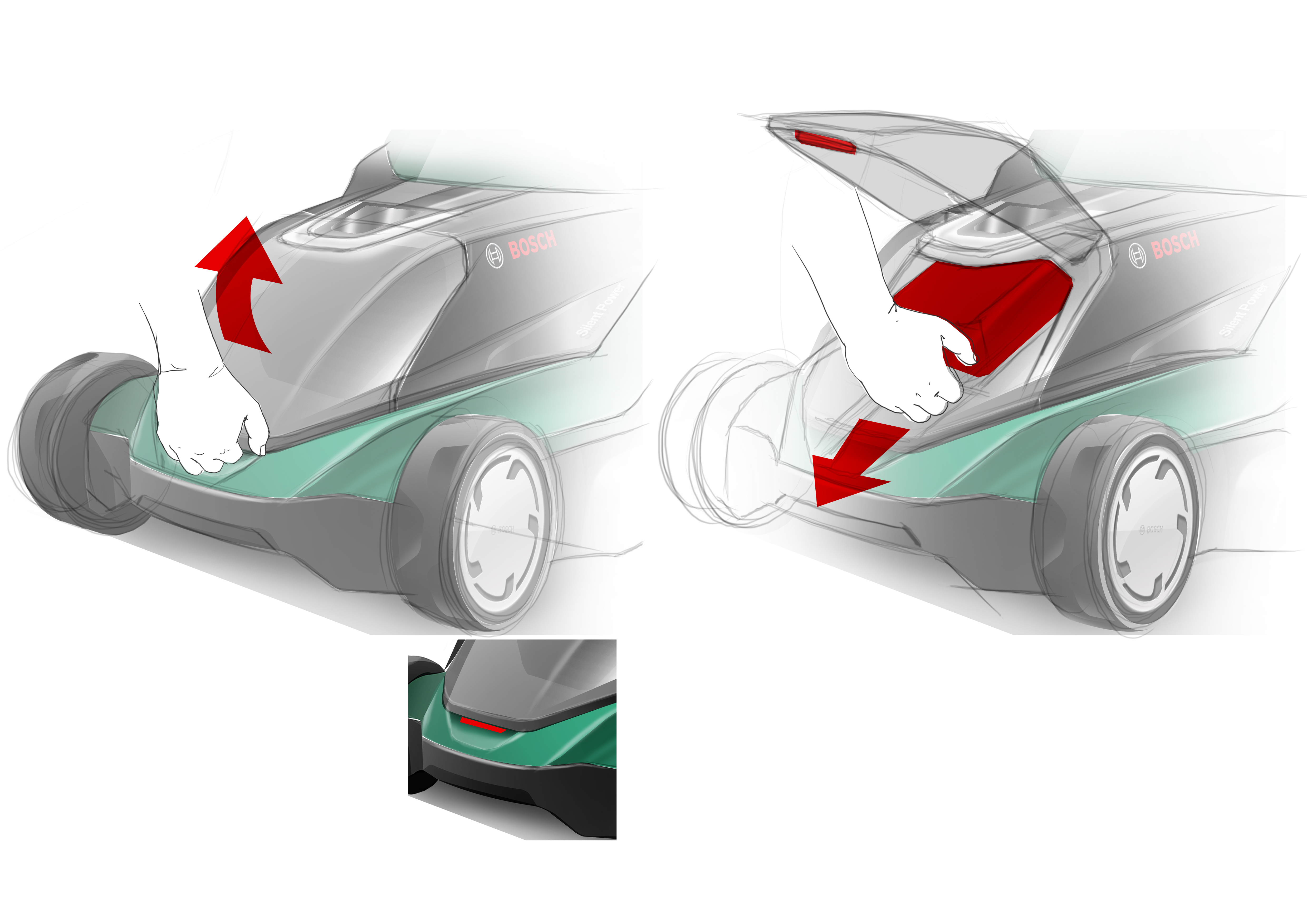 Bosch ，Lawn mower，Rotak，bosch，