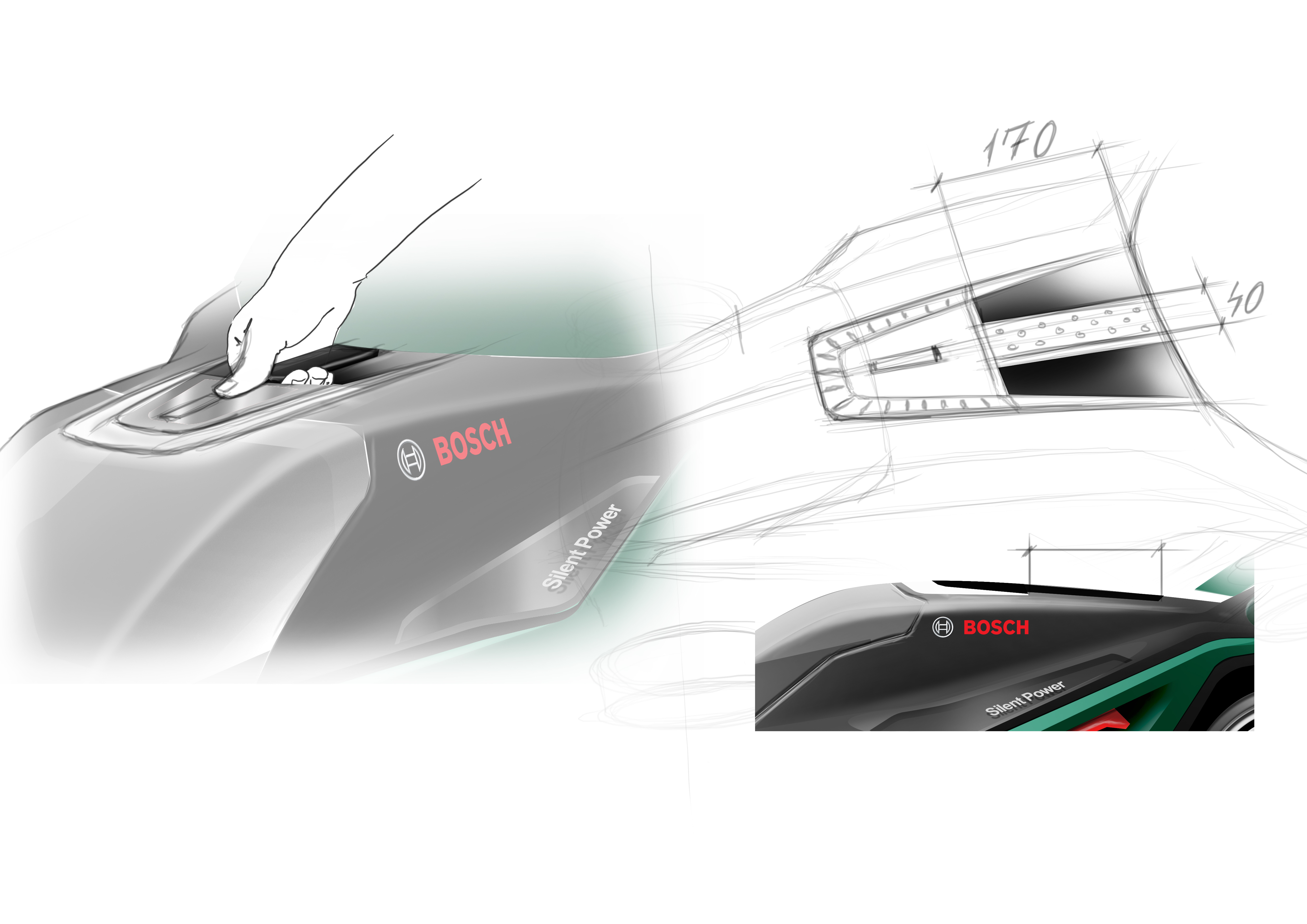 Bosch ，Lawn mower，Rotak，bosch，