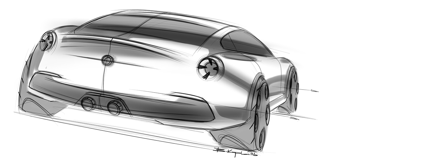 Berk Kaplan，Sketch，sketch，vehicle，traffic，