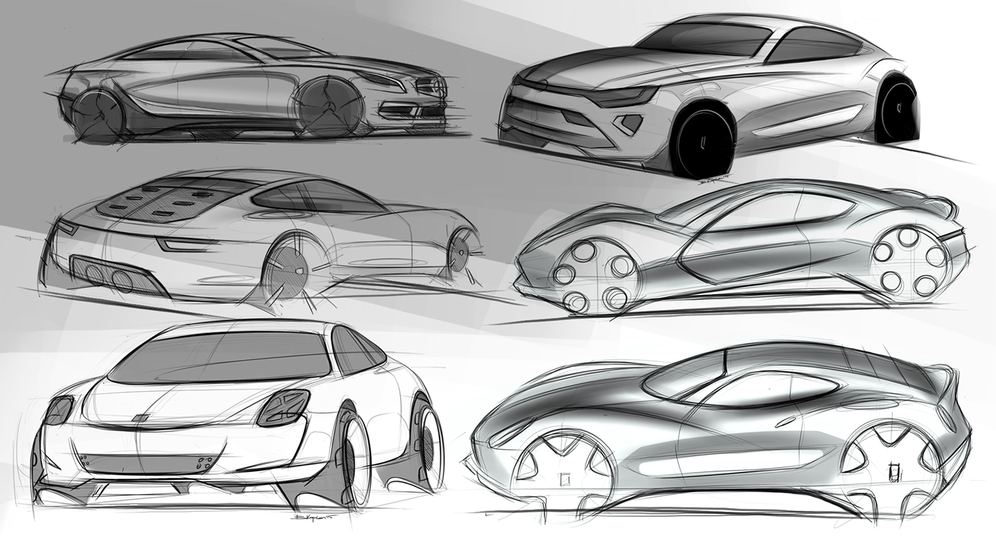 berk kaplan,素描,草图,车,交通