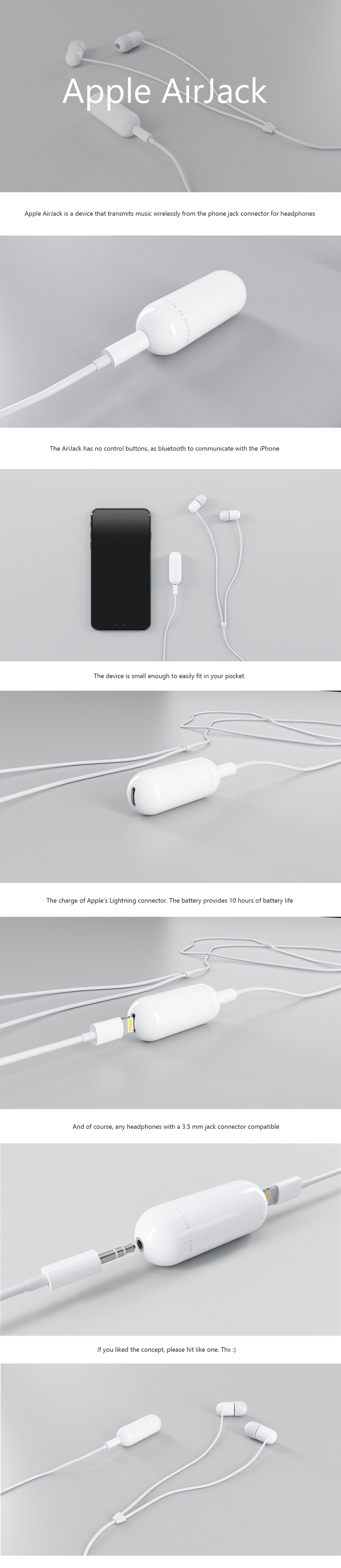 headset，Apple AirJack，S ándor Molnár，