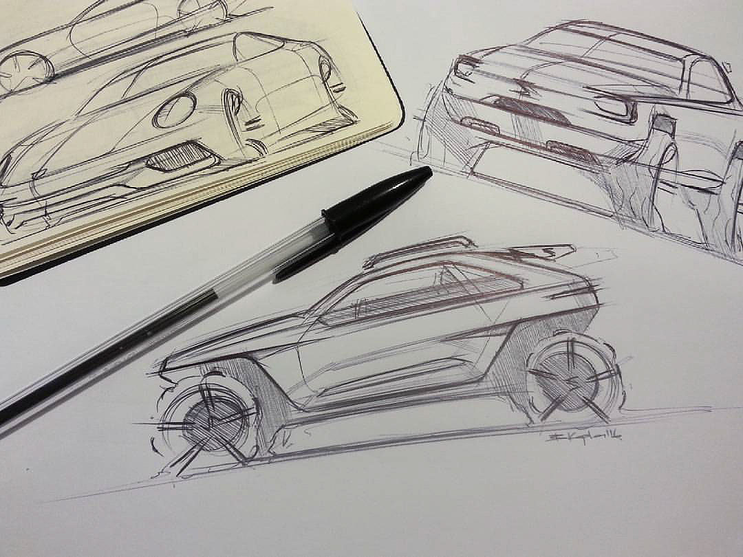 Berk Kaplan，Sketch，sketch，vehicle，traffic，