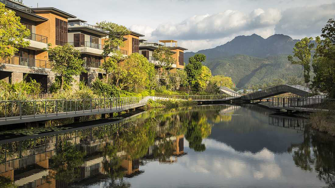 Architectural design，Landscape design，Building interior，mountains and rivers，bionics，Vanke，real estate，Swimming Pool，