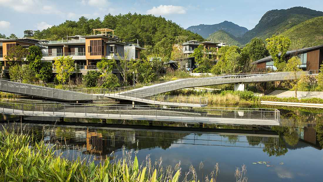 Architectural design，Landscape design，Building interior，mountains and rivers，bionics，Vanke，real estate，Swimming Pool，