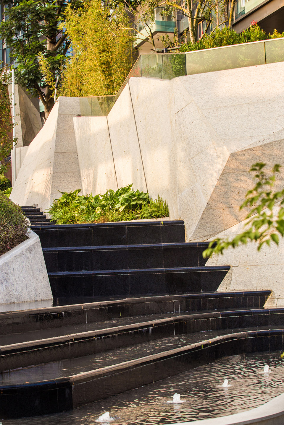 Architectural design，Landscape design，Building interior，mountains and rivers，bionics，Vanke，real estate，Swimming Pool，