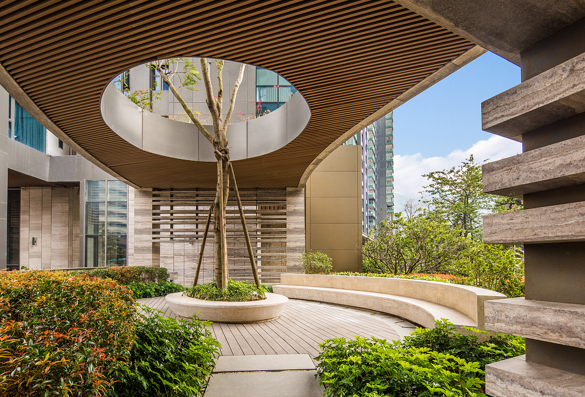 Architectural design，Landscape design，Building interior，mountains and rivers，bionics，Vanke，real estate，Swimming Pool，