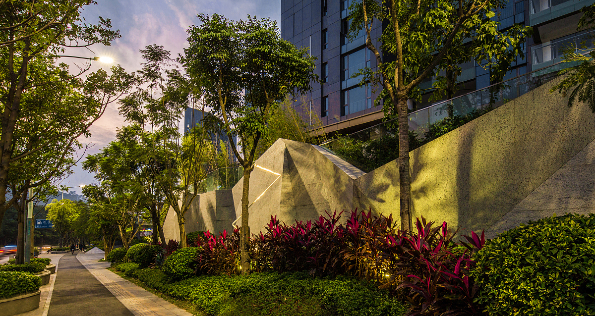 Architectural design，Landscape design，Building interior，mountains and rivers，bionics，Vanke，real estate，Swimming Pool，