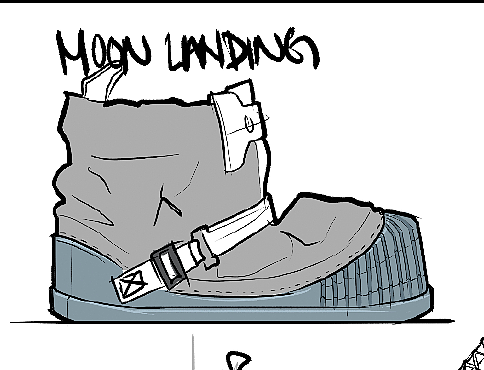 Footwear sketch，