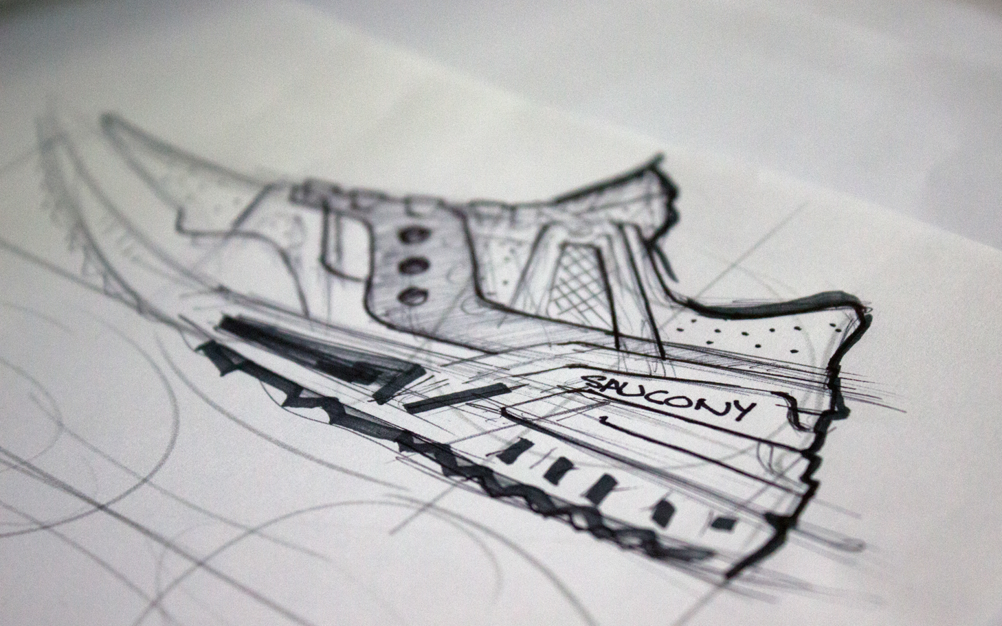 Footwear sketch，