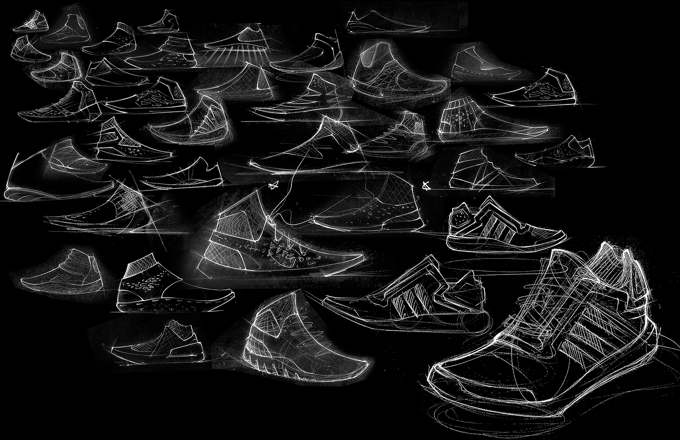 Footwear sketch，