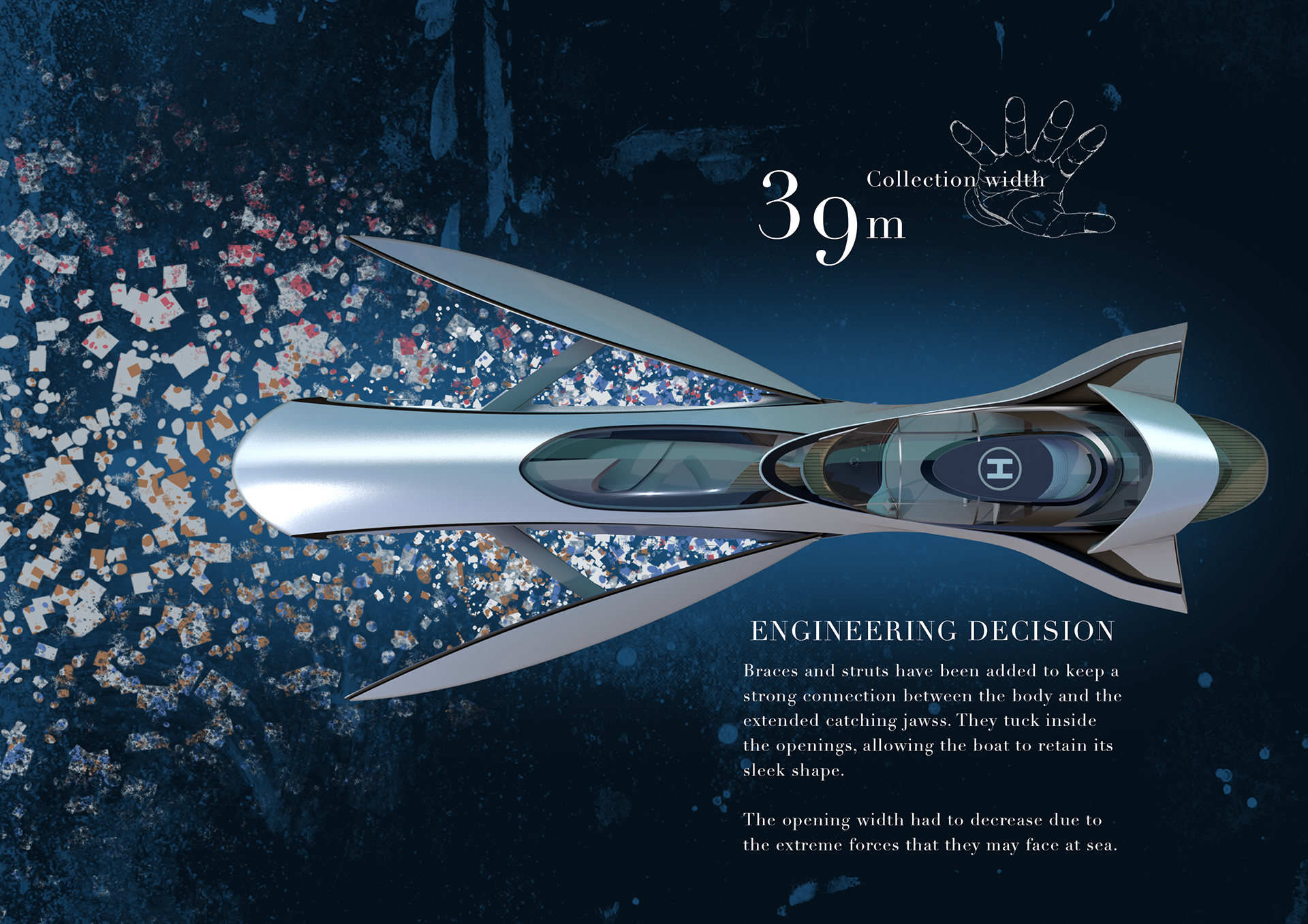 Parley，Plastic collection，Yacht Design ，