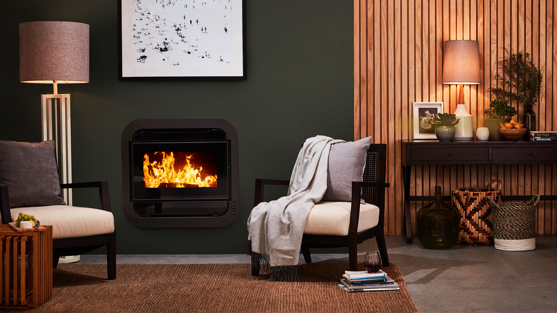 Austwood，Fireplace design，heating，