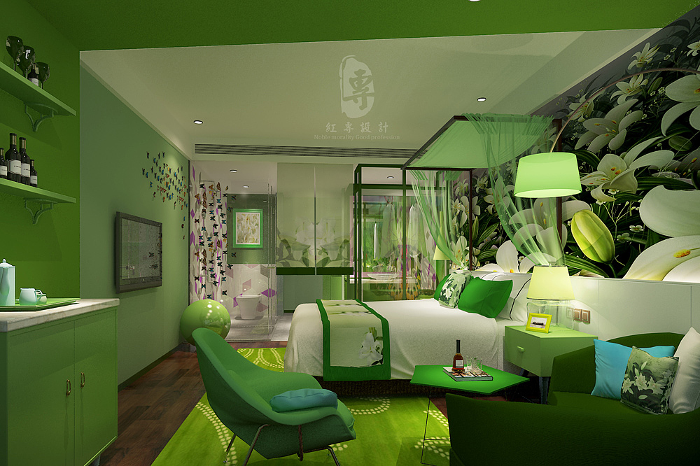 Theme, boutique, vacation, star hotel design，