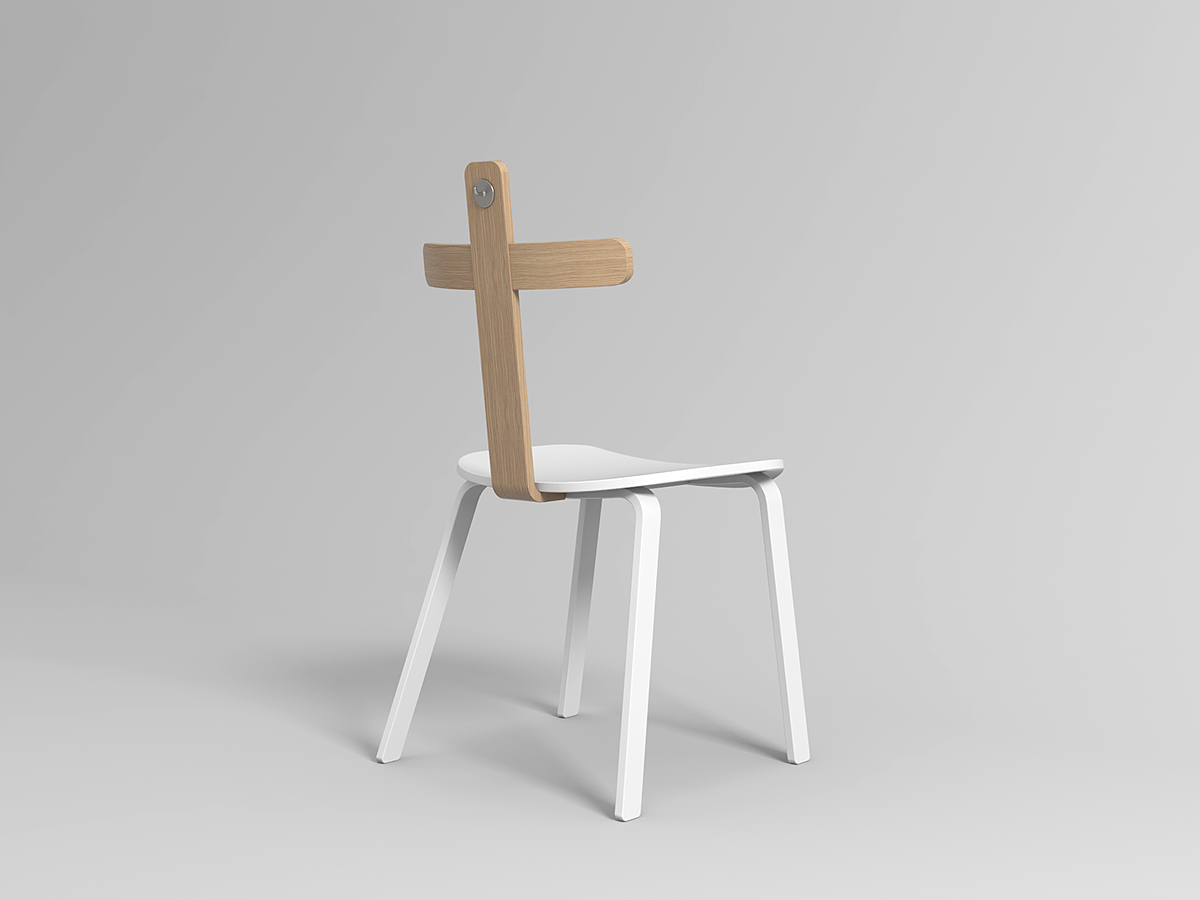 Cross symbol，Concept wooden chair，Prayer，