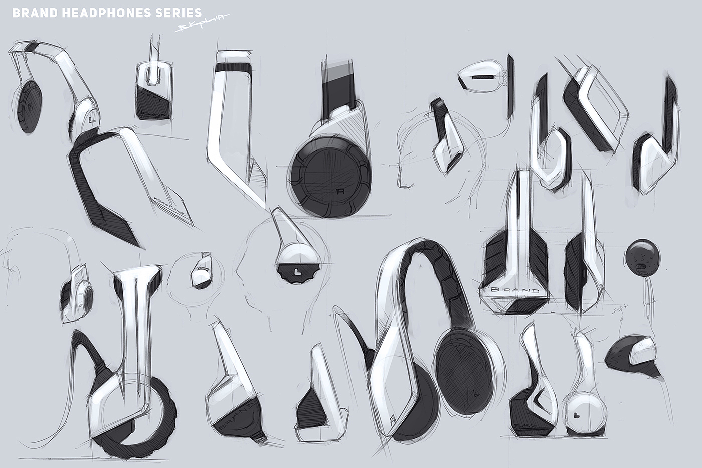 Hand drawn，Product sketch，Berk Kaplan，