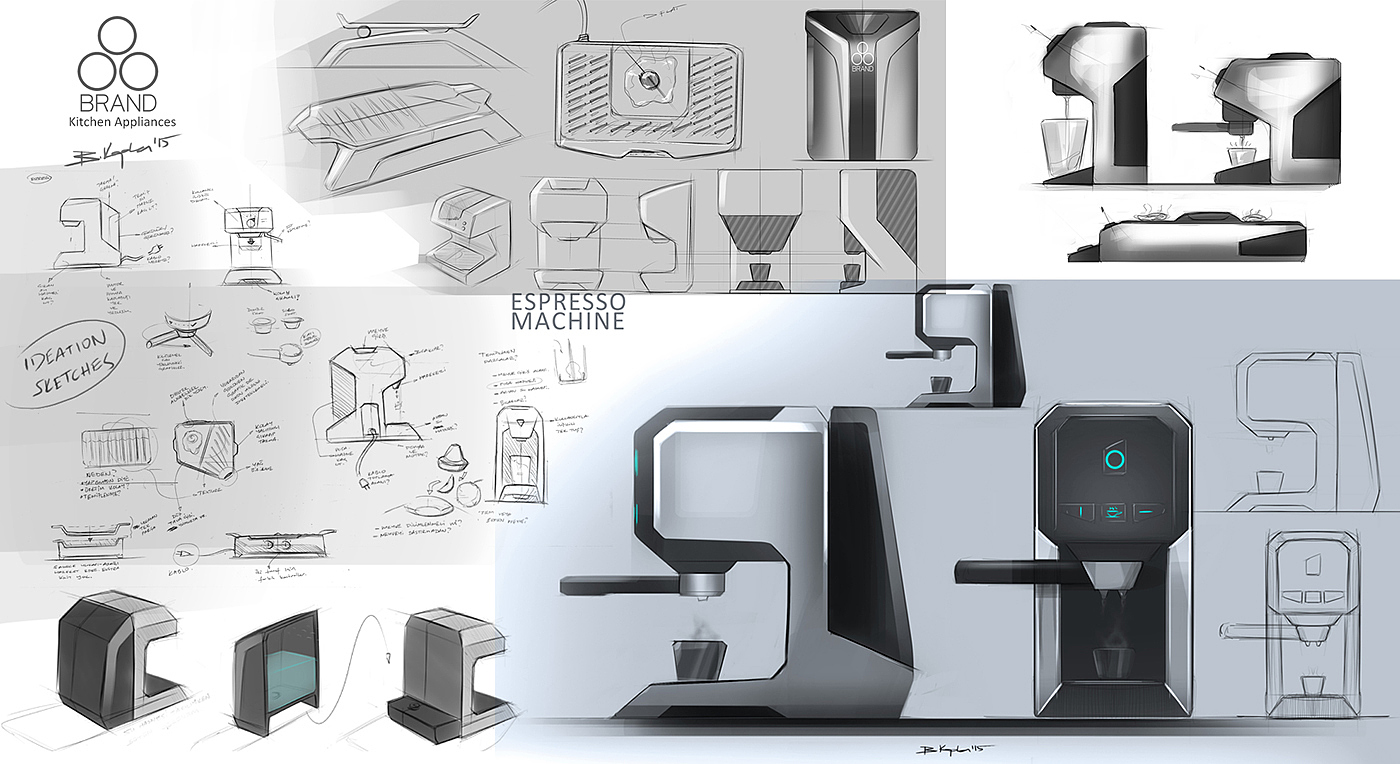 Hand drawn，Product sketch，Berk Kaplan，