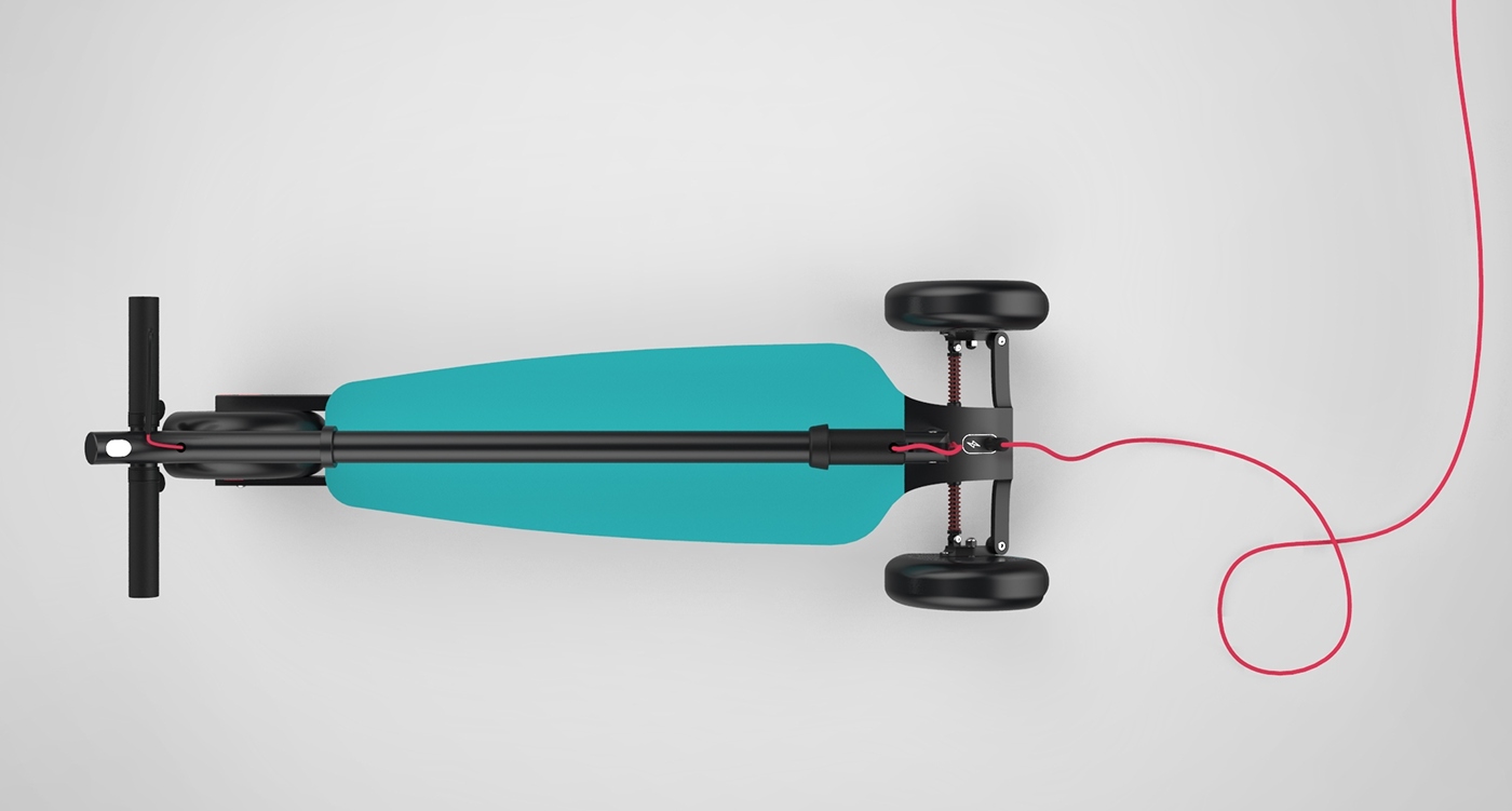 Electric scooter，traffic，Scooter，Tiffany green，