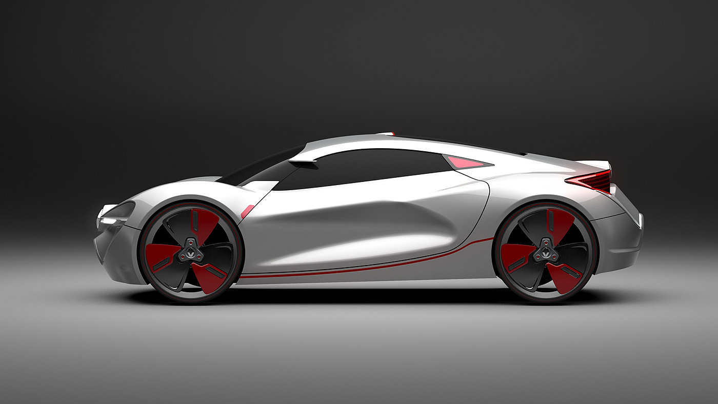 sketch，Sports car，EV zero，vehicle，