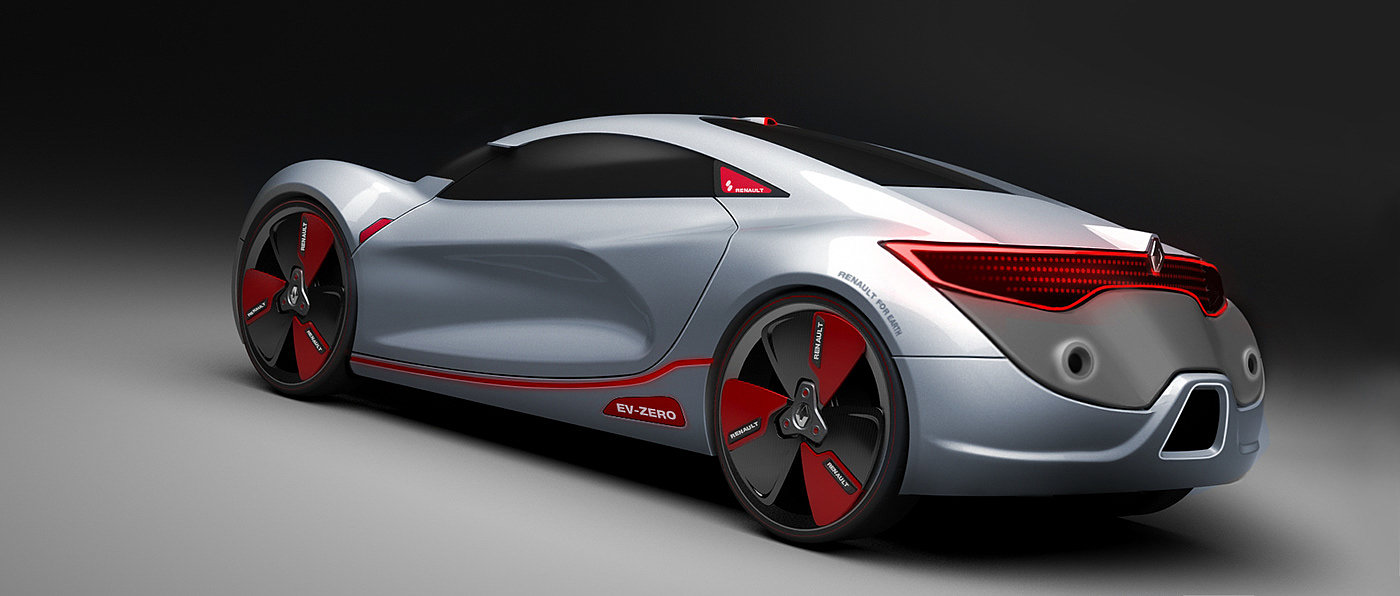 sketch，Sports car，EV zero，vehicle，