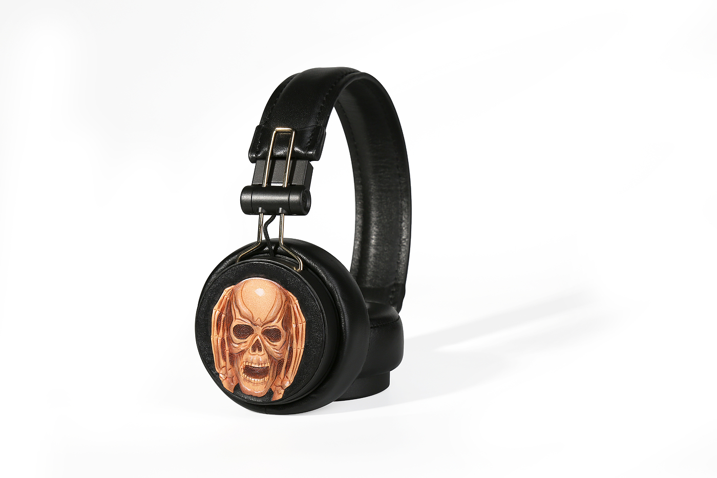 Headset customization，Don't listen，Leather carving，headset，